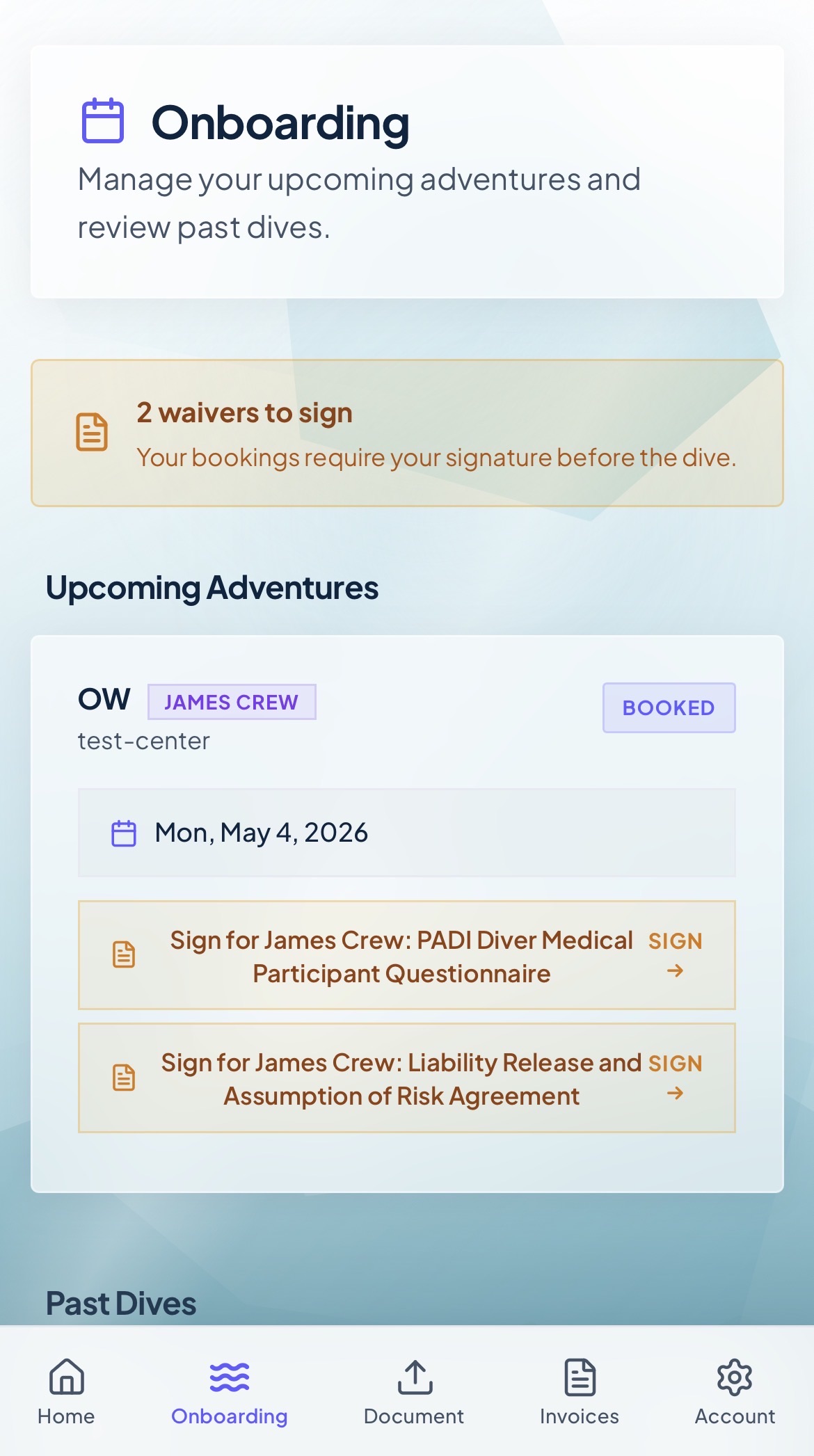 Customer Flow — AbyssOS 2